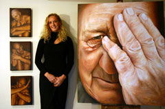 The dramatic detailed portraits painted by Southland artist Deidre Copeland