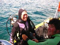 first time diver with Cam