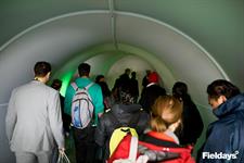 Students entering the Fieldays Careers and Education Hub