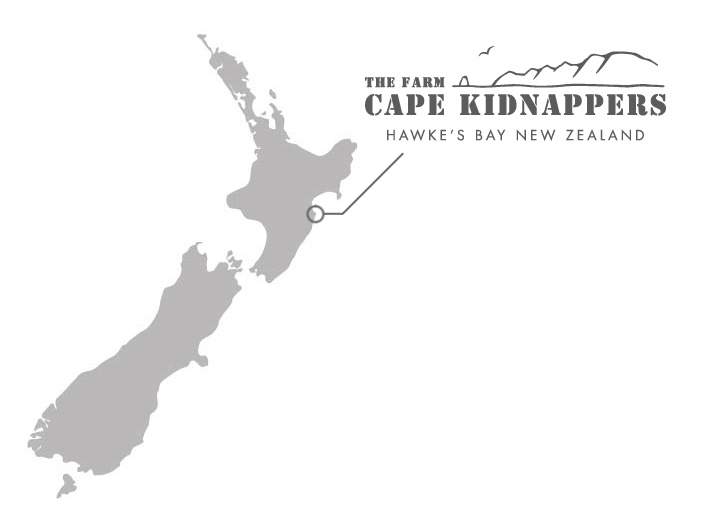 Cape Kidnappers Map