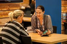 Network with industry professionals through face to face appointments