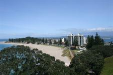 Right on the beach