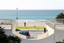 View of the ocean from the resort