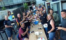 Group enjoying a BBQ!