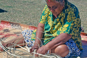 Cook Islands weaving