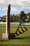 Park Entrance - sculpture by Tai Mueli