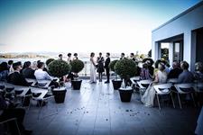 Wedding ceremony on the North Pier Deck