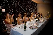 Bridal Party listening to speeches
