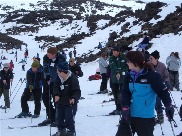Group Skiing
