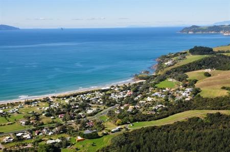 Waipu Cove aerial view 2