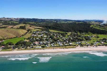 Waipu Cove aerial view 3