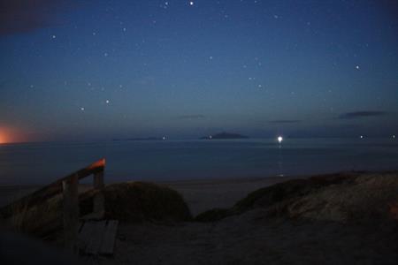 Waipu Cove at night