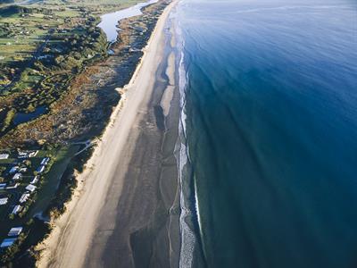Waipu Cove Beach Aerial - Russell Ord Photography
