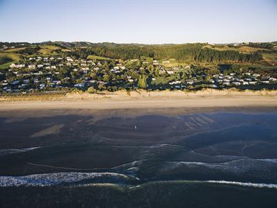 Camp Waipu Cove Aerial; - Russell Ord Photography