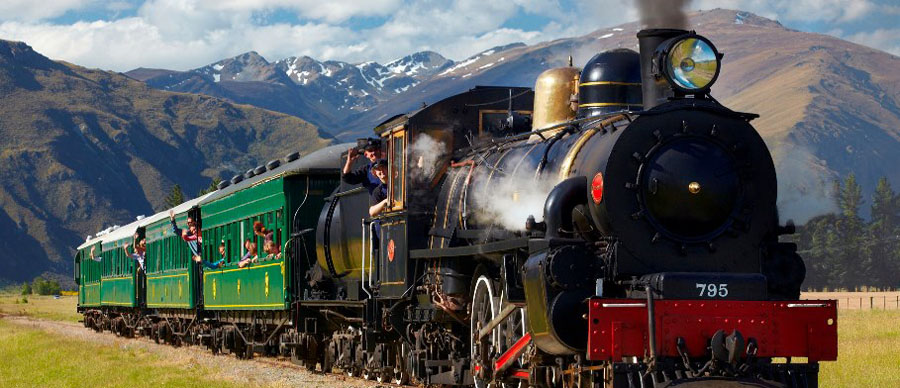 Aroha Luxury Tours - About New Zealand History - Historic train tours