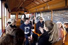 On board Auckland Tram