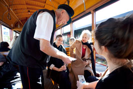 Collecting Tram Tickets