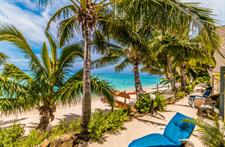 looking across Villas beach front