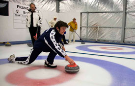 Learning Curling from a pro