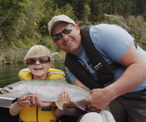 fishing in te anau