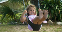 Child on Swing