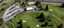 Aerial clubhouse & carpark