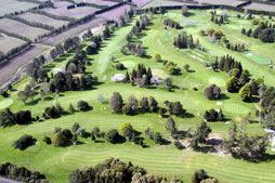 Aerial View of Te Puke Golf course