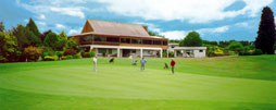 Club house from the eighteenth green