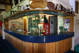 The bar in the clubhouse at Golf Te Puke