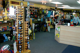 Our adventure store stocks ski equipment, fishing gear and everything you need for mountain biking, camping and more!