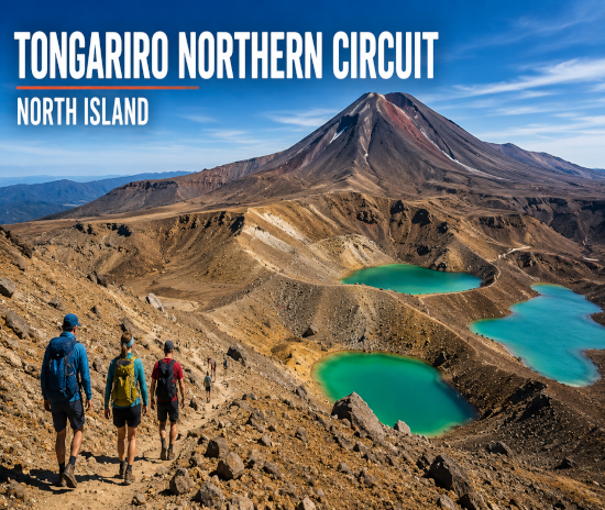 Tongariro North Island, New Zealand, Great walks