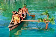 Traditional Outrigger Canoe 