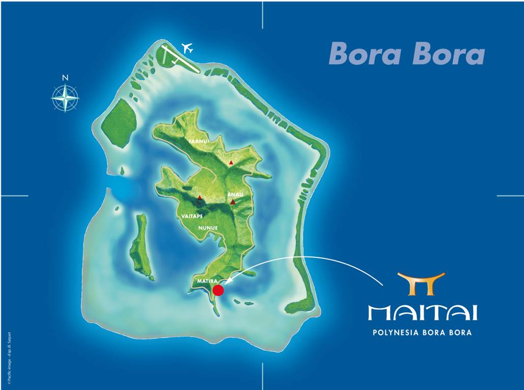 Our Bora Bora, French Polynesia Location | Maitai Bora Bora | French ...