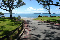 Driveway to Martins Bay beach