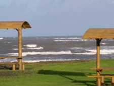 The waves at Opunake are great