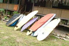 Surfing in Papua New Guinea