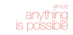 Almost anything is possible