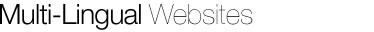 ReserveGroup Multi-Lingual Websites