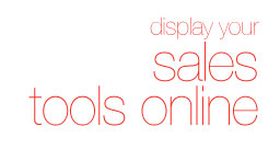 Display your sales tools online