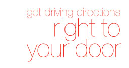 Get driving directions right to your door