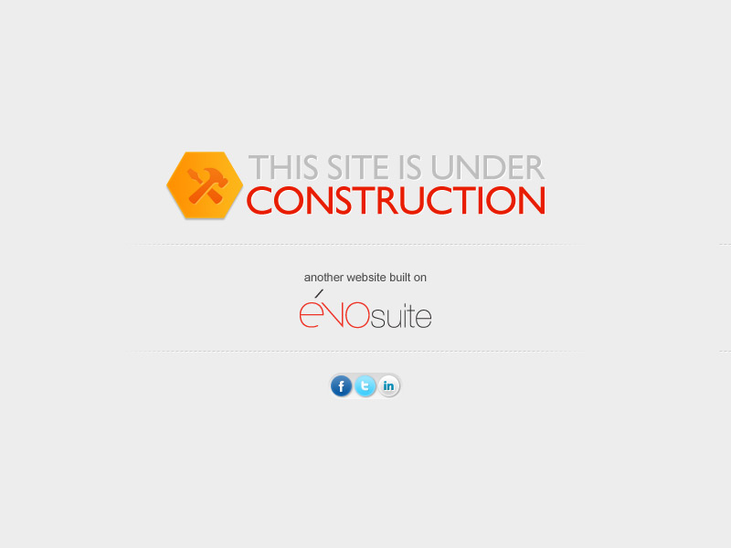 The site is under construction - Another website build on evoSuite