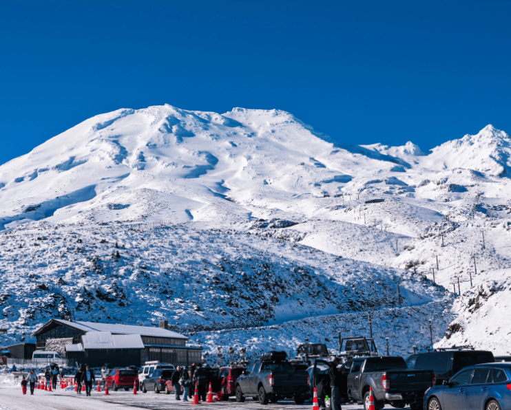 mt ruapehu at its glory 