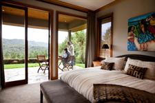 Views from our private Villa accommodation