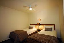 Bedroom in 1 Bedroom spa suite for 4
