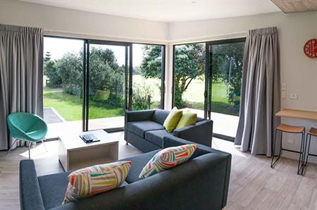 2 Bedroom Self-Contained Cabins - Living Area