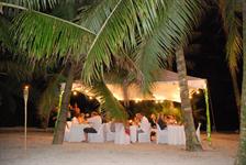 A private beach celebration