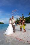 A beautiful beach wedding